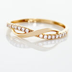 Bague Cass Or Jaune Oxyde - Bagues avec pierre Femme | Histoire d&rsquo;Or