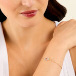 Bracelet Nami Argent Dor&eacute; A L'Or 750/1000 Oxyde De Zirconium - Bracelets Femme | Histoire d&rsquo;Or