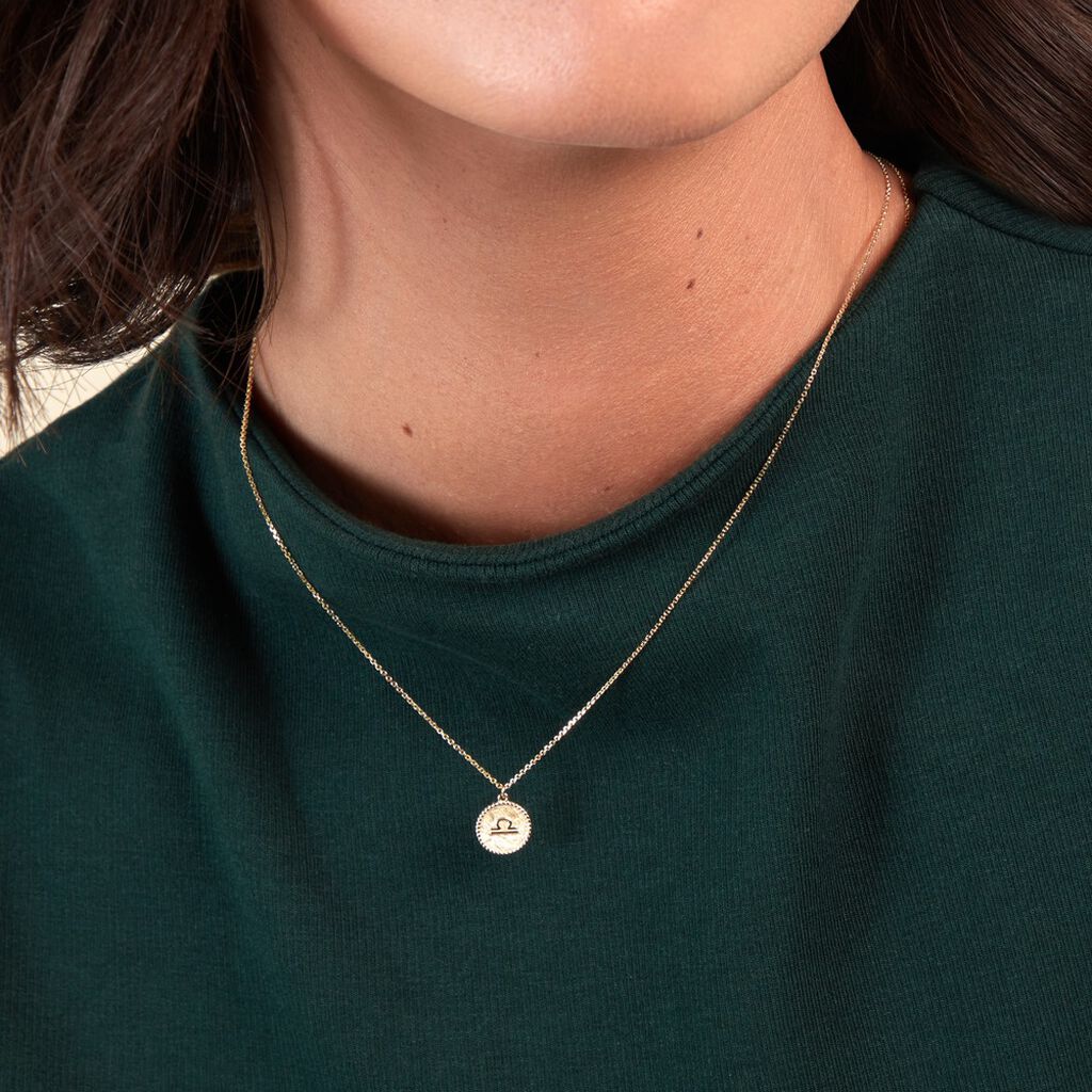Collier Astrola Or Jaune - Colliers Zodiaque Femme | Histoire d’Or