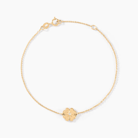 Bracelet Nacrea Or Jaune Oxyde De Zirconium - Bracelets Femme | Histoire d&rsquo;Or
