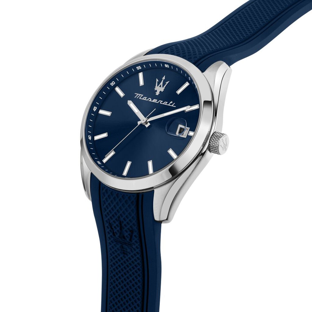 Montre Maserati Attrazione Bleu - Id&eacute;es cadeaux Homme | Histoire d&rsquo;Or