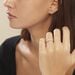Bague Eliisa Or Blanc Diamant - Bagues solitaires Femme | Histoire d’Or