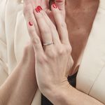 Alliance Maturina Demi Jonc Classique Or Blanc - Alliances Unisex | Histoire d&rsquo;Or