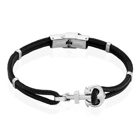 Bracelet Analya Acier Blanc - Bracelets cordon Homme | Histoire d’Or