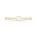 Bague Solitaire Hemera Or Jaune Diamant - Bagues solitaires Femme | Histoire d’Or