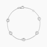 Bracelet Ciara Argent Blanc Oxyde De Zirconium - Bracelets Femme | Histoire d&rsquo;Or