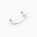 Bijou D'oreille Unitaire Winter Sweetness Argent Blanc Oxyde - Boucles d'oreilles fantaisie Femme | Histoire d’Or