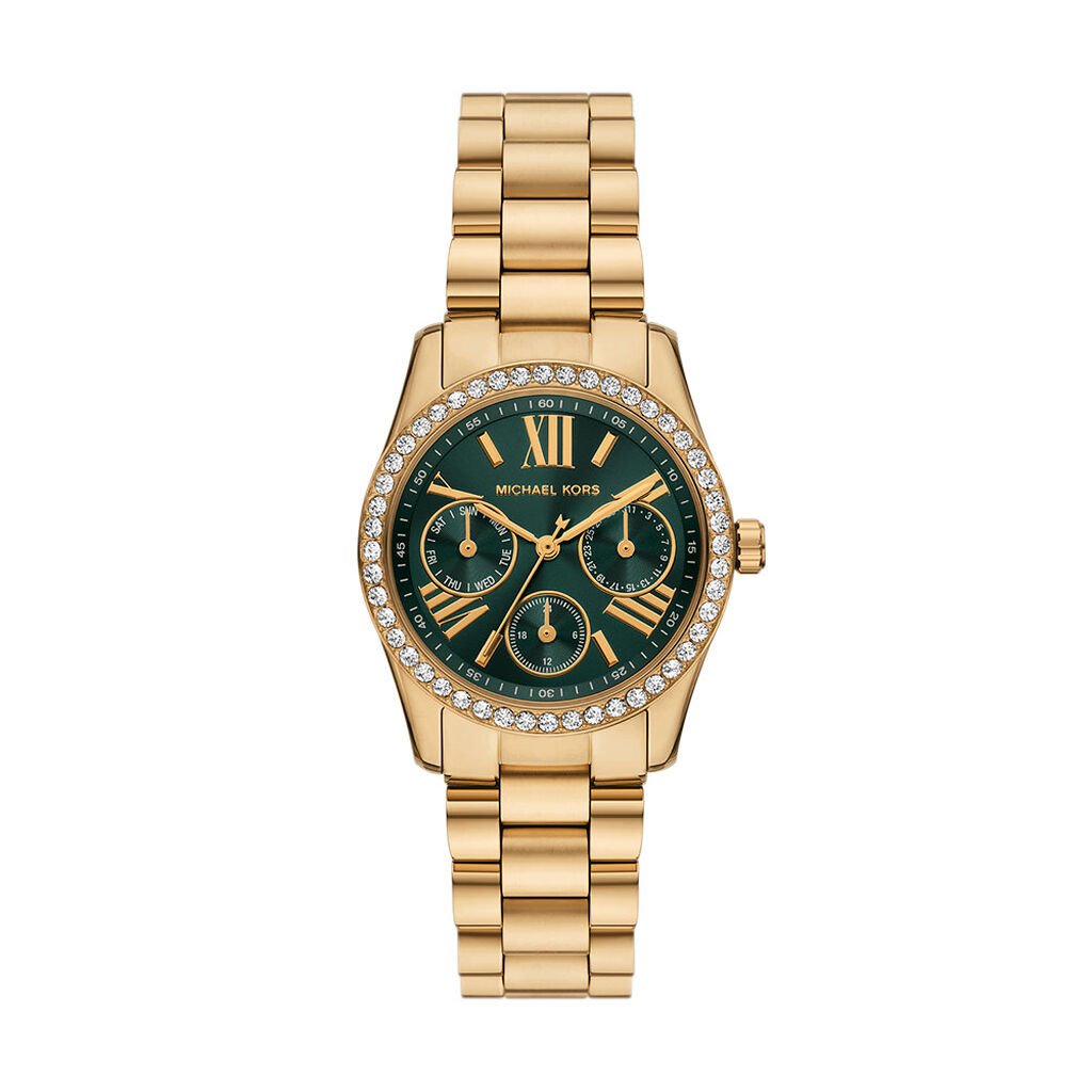 Montre Michael Kors Lexington Lux Vert - Montres Femme | Histoire d’Or
