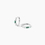 Cr&eacute;oles Felisa Argent Blanc Oxyde De Zirconium - Boucles d'oreilles cr&eacute;oles Femme | Histoire d&rsquo;Or