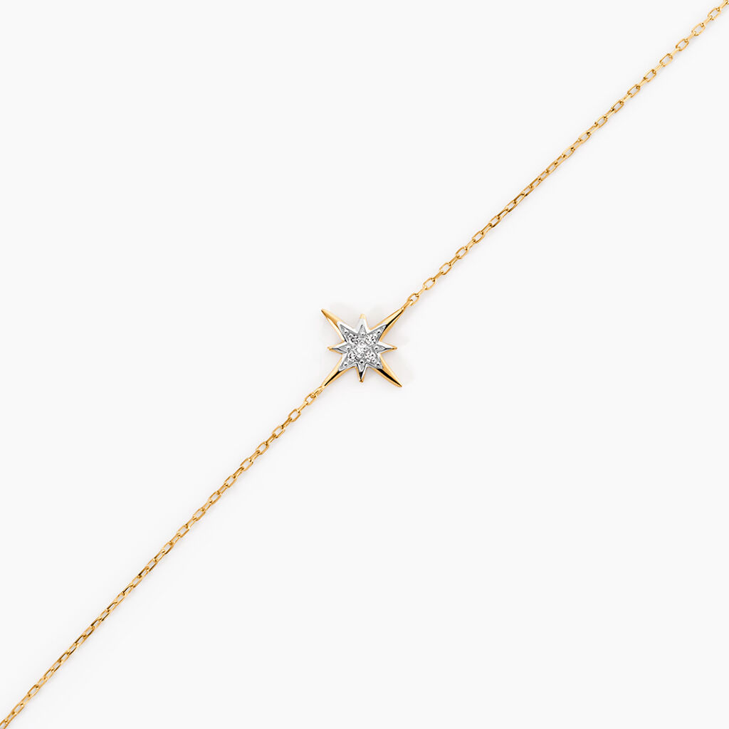 Bracelet Aveline Or Jaune Diamant - Bracelets Femme | Histoire d&rsquo;Or