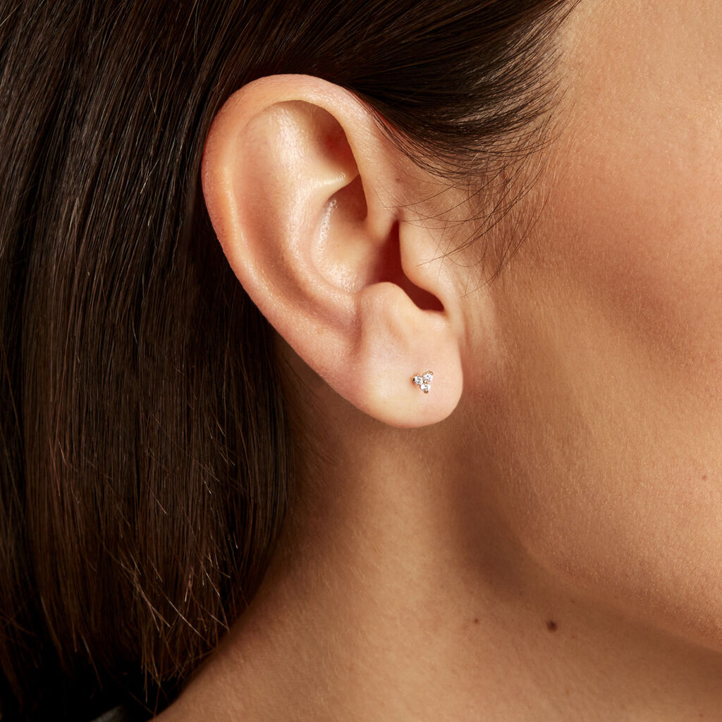 Piercing Joye Titane Doré Oxyde De Zirconium - Bijoux Femme | Histoire d’Or