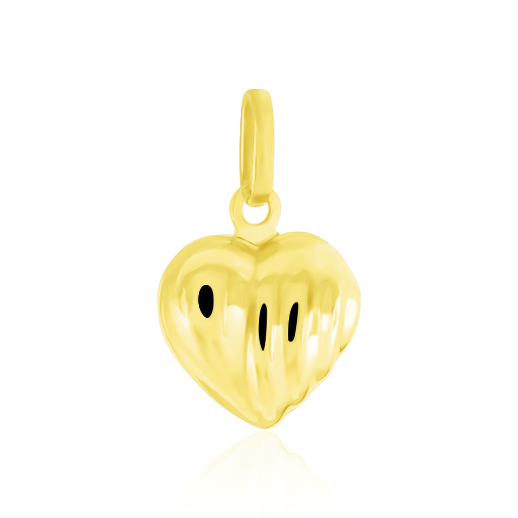 Pendentif Eudocie Coeur Stri Or Jaune