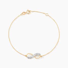 Bracelet Maryeme Infini Diamante Or Jaune - Bracelets Femme | Histoire d’Or