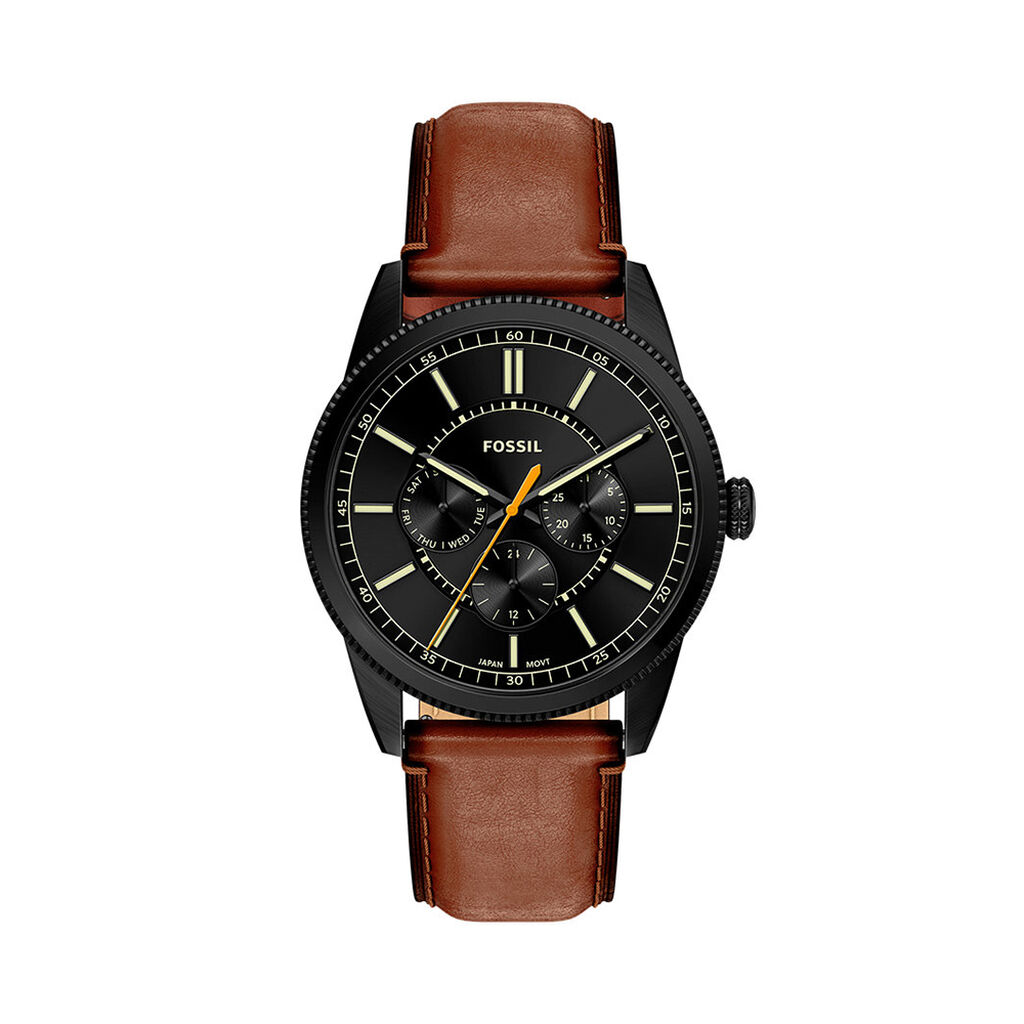Montre Fossil Pearson Noir - F&ecirc;te des p&egrave;res Homme | Histoire d&rsquo;Or