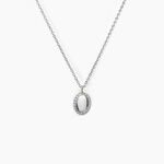 Collier Loa Argent Blanc - Bijoux sans pierre Femme | Histoire d&rsquo;Or
