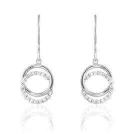 Boucles D'oreilles Pendantes Circus Argent Blanc Oxyde De Zirconium - Boucles d'oreilles fantaisie Femme | Histoire d’Or