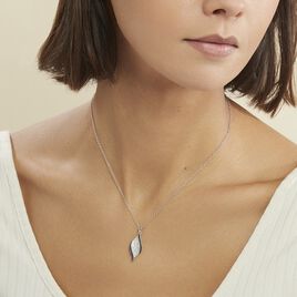Collier Averill Argent Blanc Oxyde De Zirconium - Colliers fantaisie Femme | Histoire d’Or