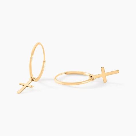 Créoles Belita Or Jaune - Boucles d'oreilles créoles Femme | Histoire d’Or