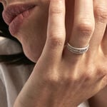 Bague Veca Or Blanc Diamant - Bagues avec pierre Femme | Histoire d&rsquo;Or