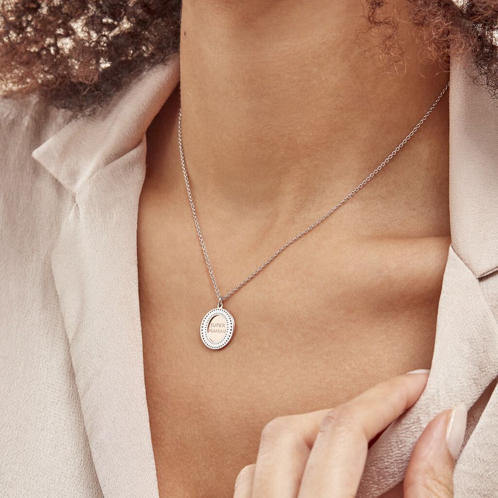 Collier Argent Bicolore Teodoro - Colliers fantaisie Femme | Histoire d’Or