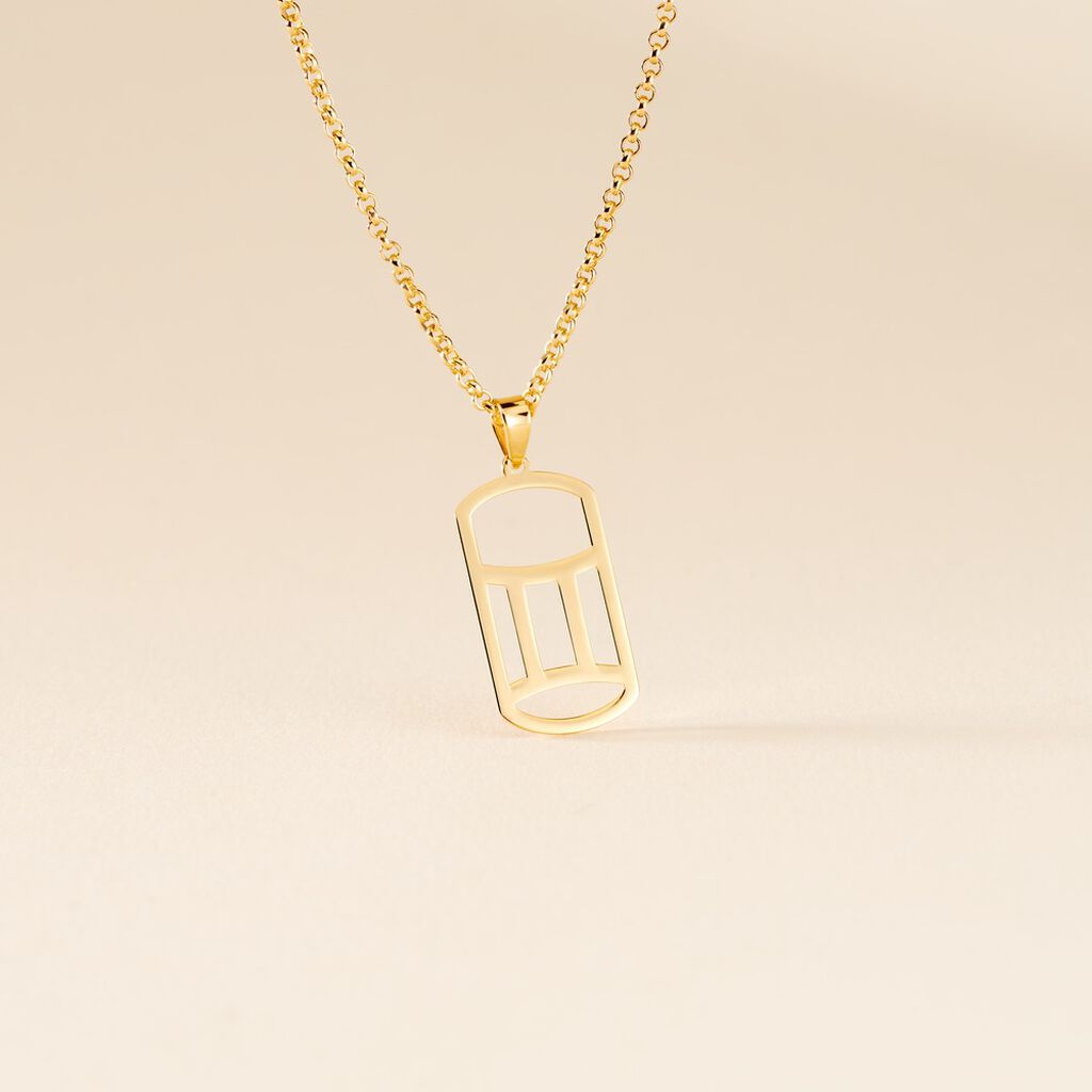 Collier Plaqué Or Prospero - Colliers Zodiaque Homme | Histoire d’Or