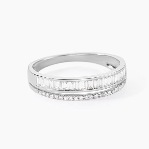 Bague Collection 1986 Or Blanc Diamant - Bagues avec pierre Femme | Histoire d&rsquo;Or