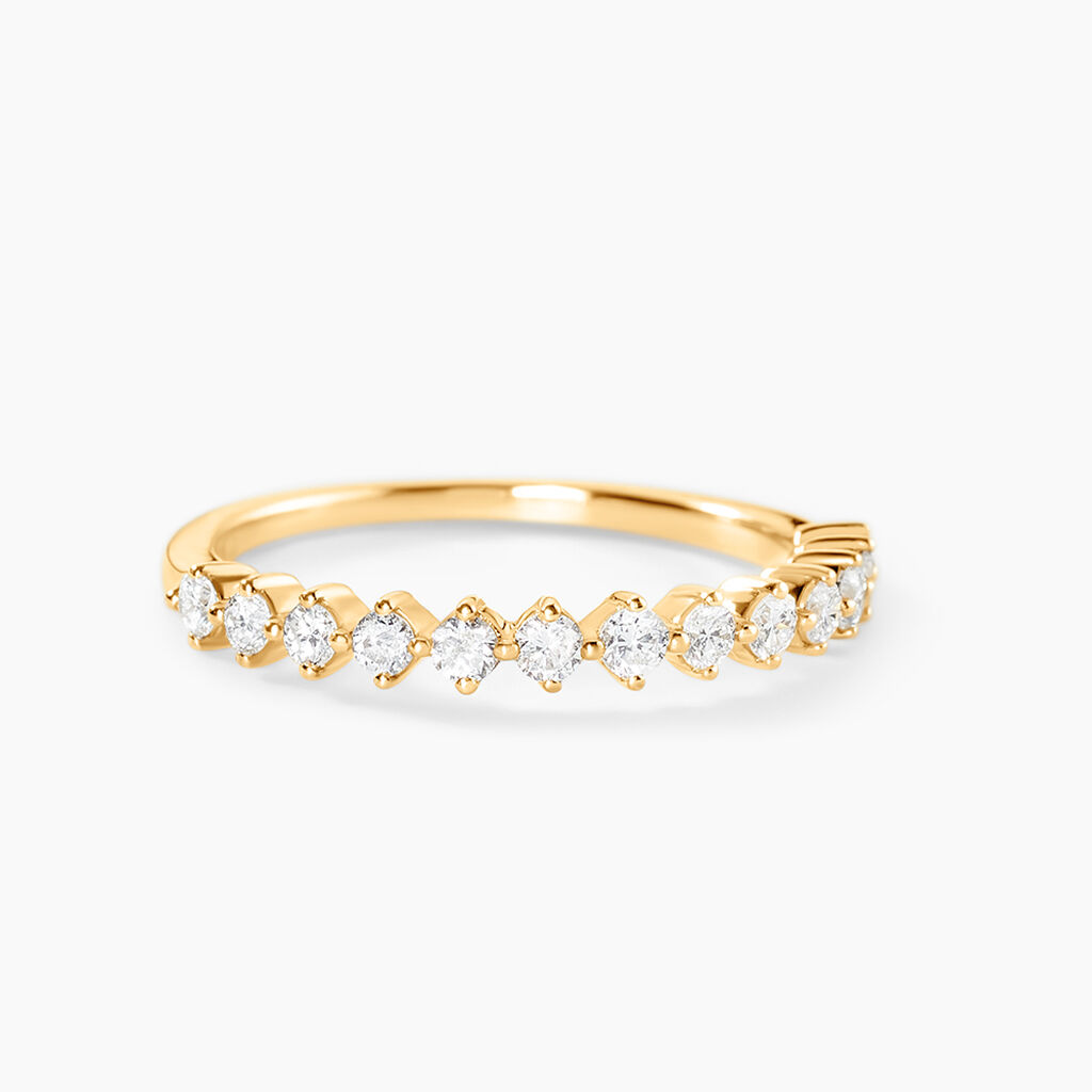 Alliance Elnathan Or Jaune Diamant Synthétique - Nouveautés Femme | Histoire d’Or