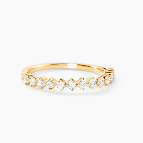 Alliance Elnathan Or Jaune Diamant Synthétique - Nouveautés Femme | Histoire d’Or