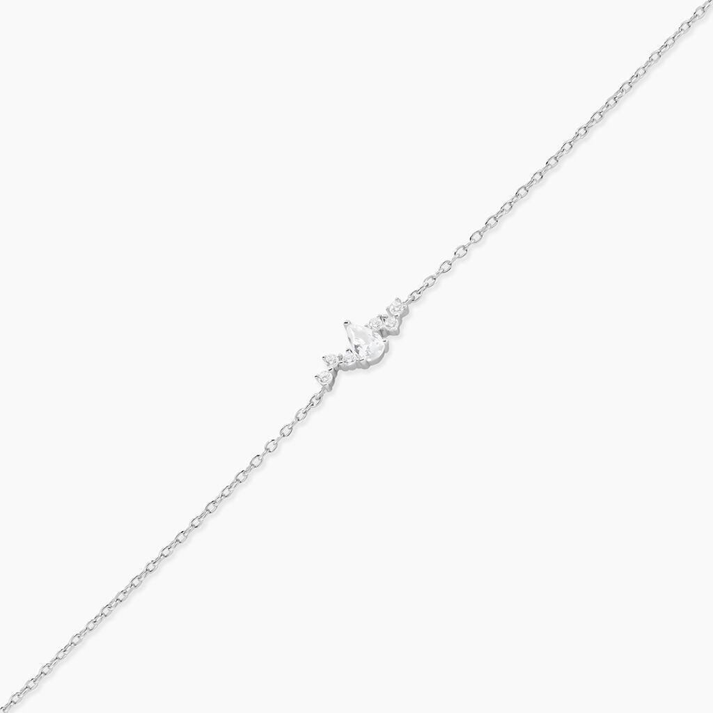 Bracelet Eclat d'Aurore Argent Blanc Oxyde De Zirconium - Bracelets Femme | Histoire d&rsquo;Or
