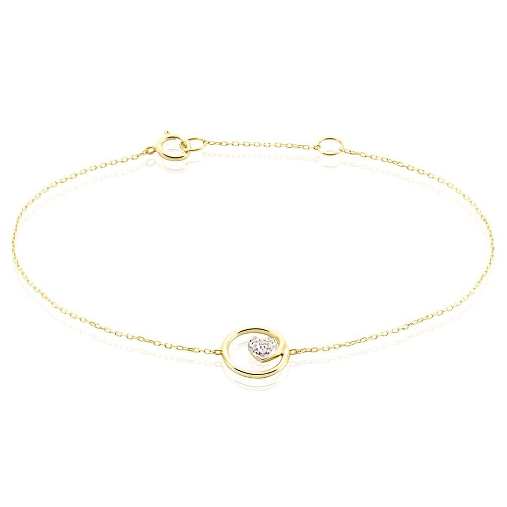 Bracelet Or Jaune Theda Diamants - Bracelets Femme | Histoire d’Or