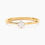 Bague Solitaire Athena Or Jaune Diamant - Bagues solitaires Femme | Histoire d&rsquo;Or