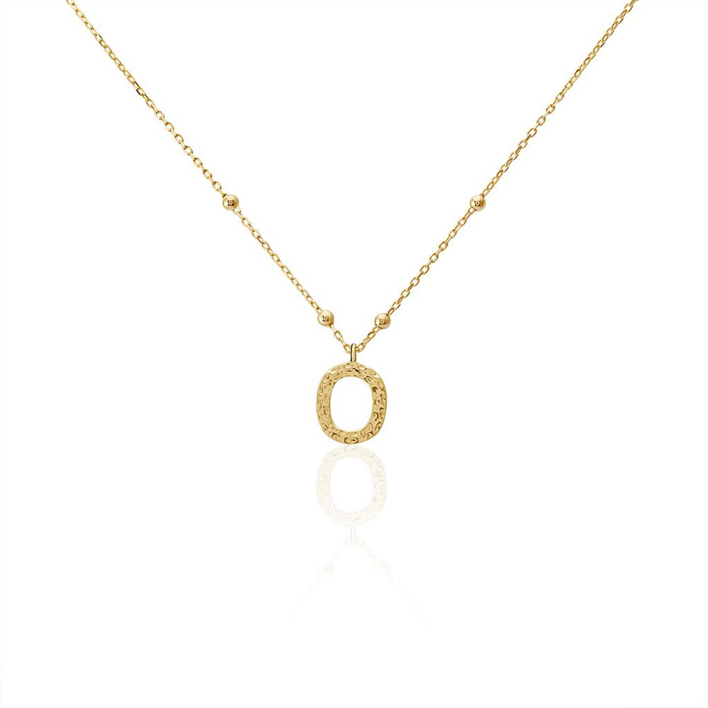 Collier Plaqué Or Jaune Lettra - Colliers fantaisie Femme | Histoire d’Or