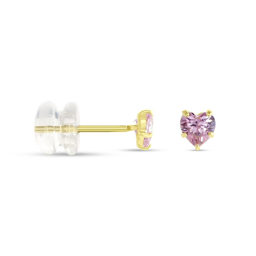 Boucles D'oreilles Puces Daria Or Jaune Oxyde - Clous d'oreilles Femme | Histoire d’Or