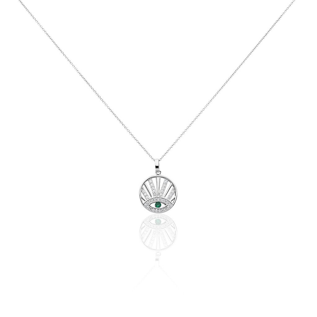 Collier Aries Argent Blanc Oxyde De Zirconium - Colliers fantaisie Femme | Histoire d&rsquo;Or