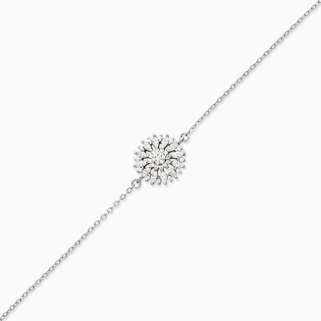 Bracelet Hyelana Argent Blanc Oxyde De Zirconium - Bracelets Femme | Histoire d&rsquo;Or