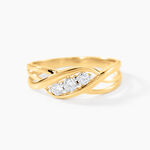 Bague Or Jaune Shaleana Oxydes De Zirconium - Bagues solitaires Femme | Histoire d&rsquo;Or