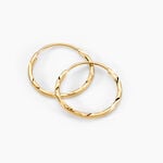 Cr&eacute;oles Valerina Or Jaune - Boucles d'oreilles cr&eacute;oles Femme | Histoire d&rsquo;Or