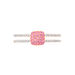 Bague Aude Or Rose Saphir Et Diamant - Bagues avec pierre Femme | Histoire d’Or