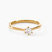 Bague Solitaire Athena Or Jaune Diamant - Bagues solitaires Femme | Histoire d’Or