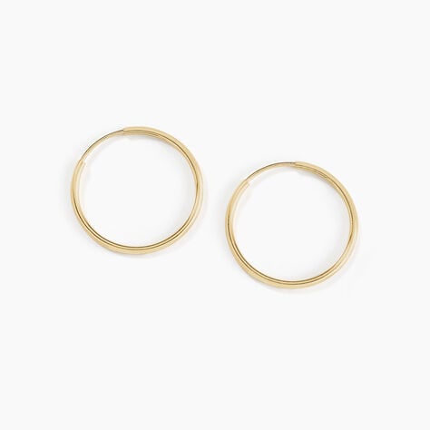 Cr&eacute;oles Dominae Or Jaune - Boucles d'oreilles cr&eacute;oles Femme | Histoire d&rsquo;Or