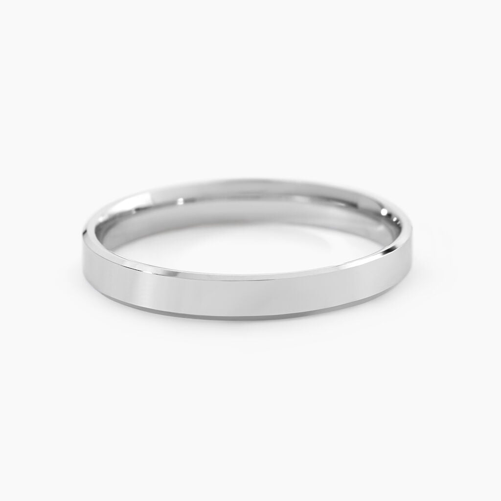 Alliance Judoca Or Blanc  - Alliances 18 carats Unisex | Histoire d&rsquo;Or