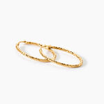 Cr&eacute;oles Carlyle Or Jaune - Boucles d'oreilles cr&eacute;oles Femme | Histoire d&rsquo;Or
