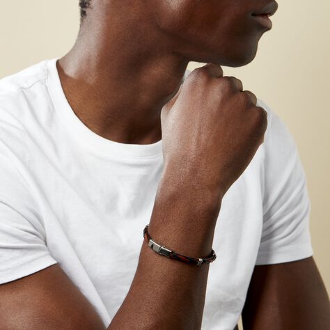 Bracelet Acier Blanc Pacome - Bracelets Homme | Histoire d’Or