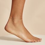 Cha&icirc;ne De Cheville Dudel Or Jaune - Cha&icirc;nes de cheville Femme | Histoire d&rsquo;Or