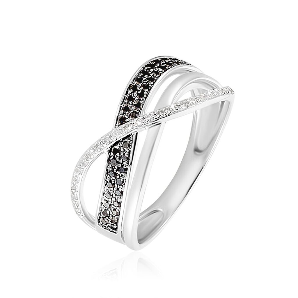 Bague Emilie Or Blanc Diamant - Bagues avec pierre Femme | Histoire d’Or