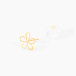Boucles D'oreilles Puces Fri&eth;rika Or Jaune - Clous d'oreilles Famille | Histoire d&rsquo;Or