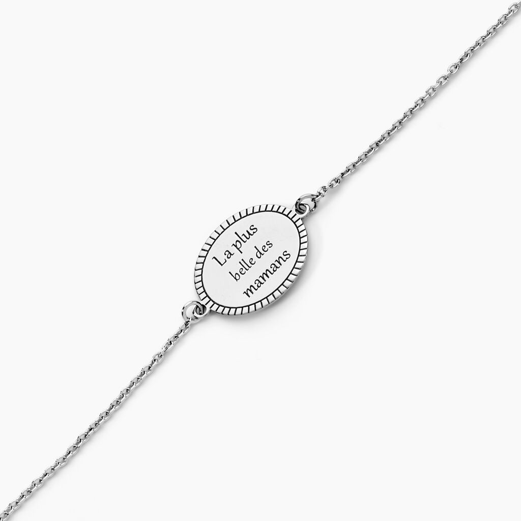 Bracelet Yahya Argent Blanc - Bracelets Femme | Histoire d’Or