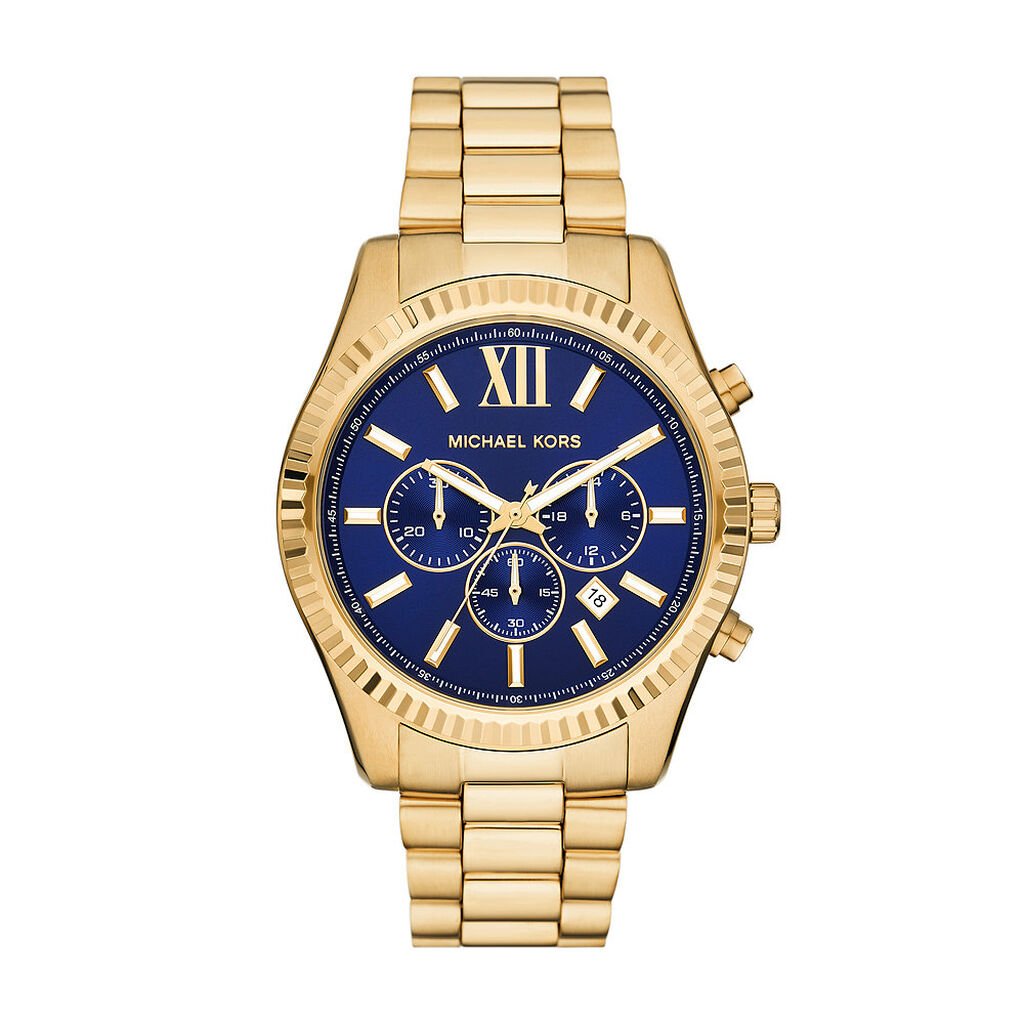 Montre Michael Kors Lexington Bleu - Montres Homme | Histoire d’Or