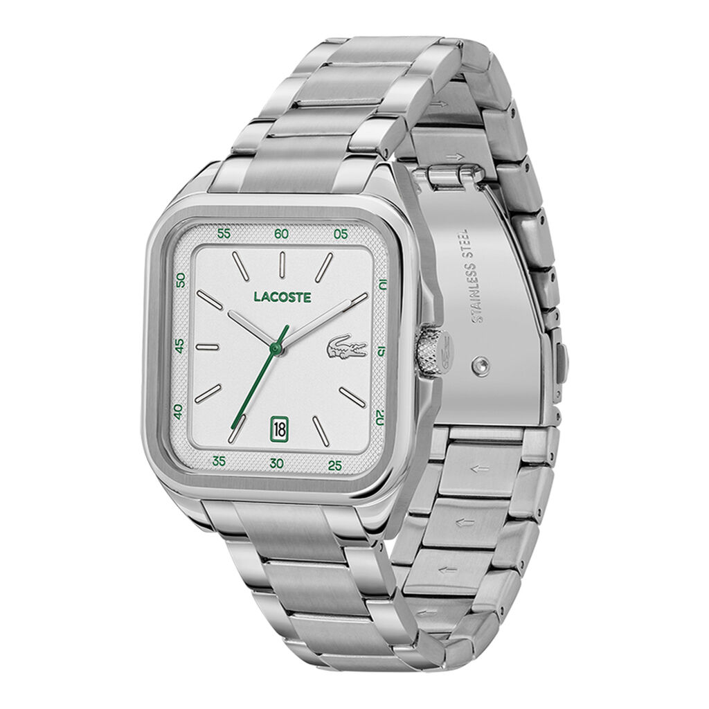 Montre Lacoste .12.12 Up Argenté - Nouveautés montres Homme | Histoire d’Or