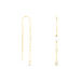 Boucles D'oreilles Pendantes Otso Or Jaune Oxyde De Zirconium - Boucles d'oreilles pendantes Femme | Histoire d’Or